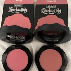 NIB Two Kat Von D Everlasting Blushes in Peony and Foxyglove